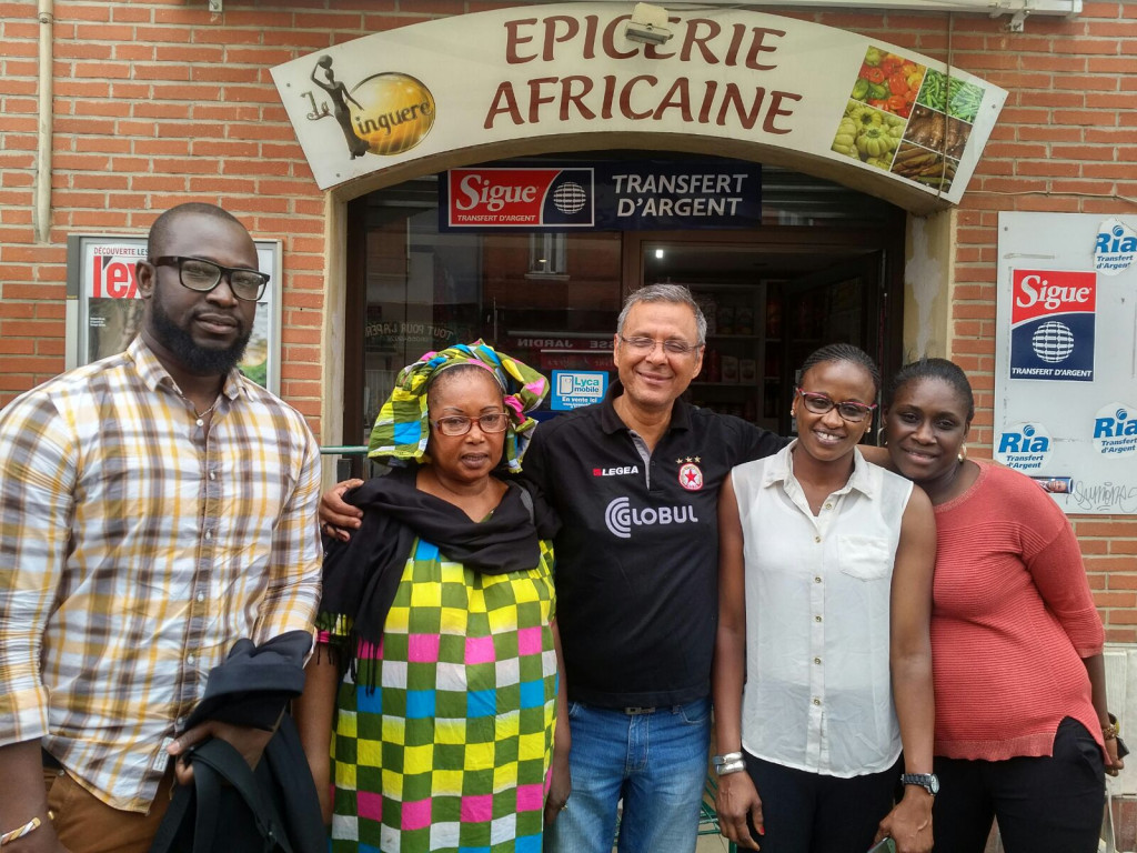 La Linguere épicerie Africaine Et Transfert D argent En images : la caravane de la Coalition Gagnante à Toulouse